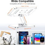 CreaDream ™  | Soporte acrílico para tableta con base giratoria de 360°