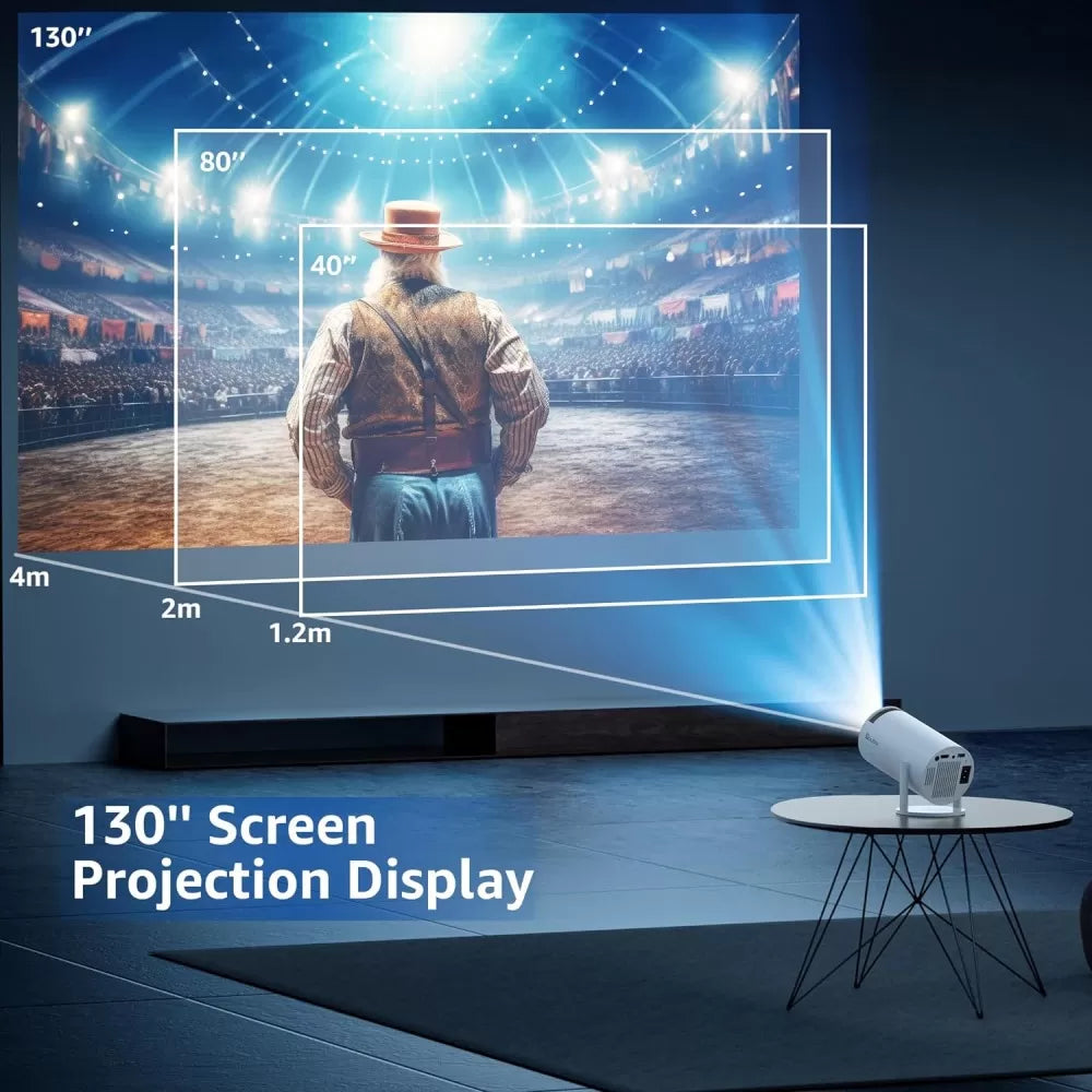 Proyector TV HY300  Compacto, Portátil y con Android TV