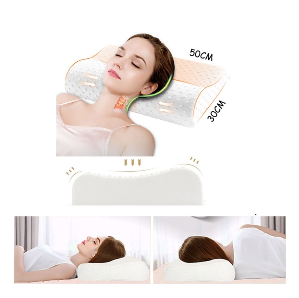 Almohadas Memory Pillow Indeformable