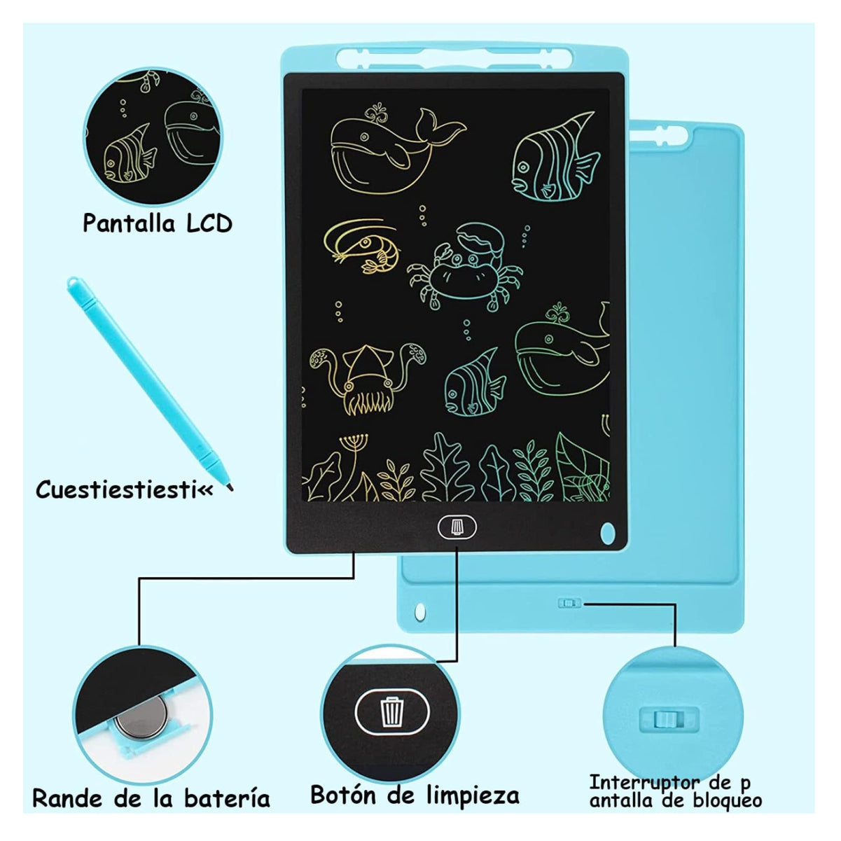 Pizarra Magica  Lcd 12 pulgadas