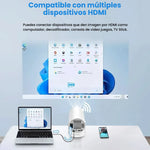 Proyector TV HY300  Compacto, Portátil y con Android TV