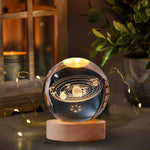Lampara Esfera Bola De Cristal 3D