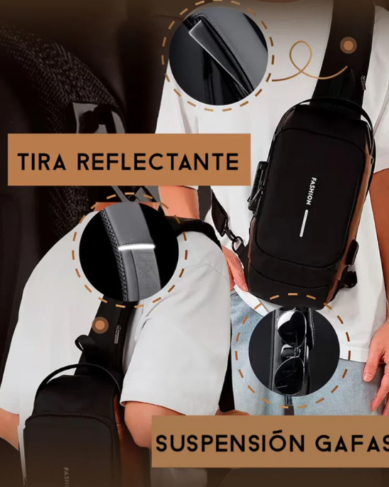 BOLSO RIÑONERA - ANTIRROBO