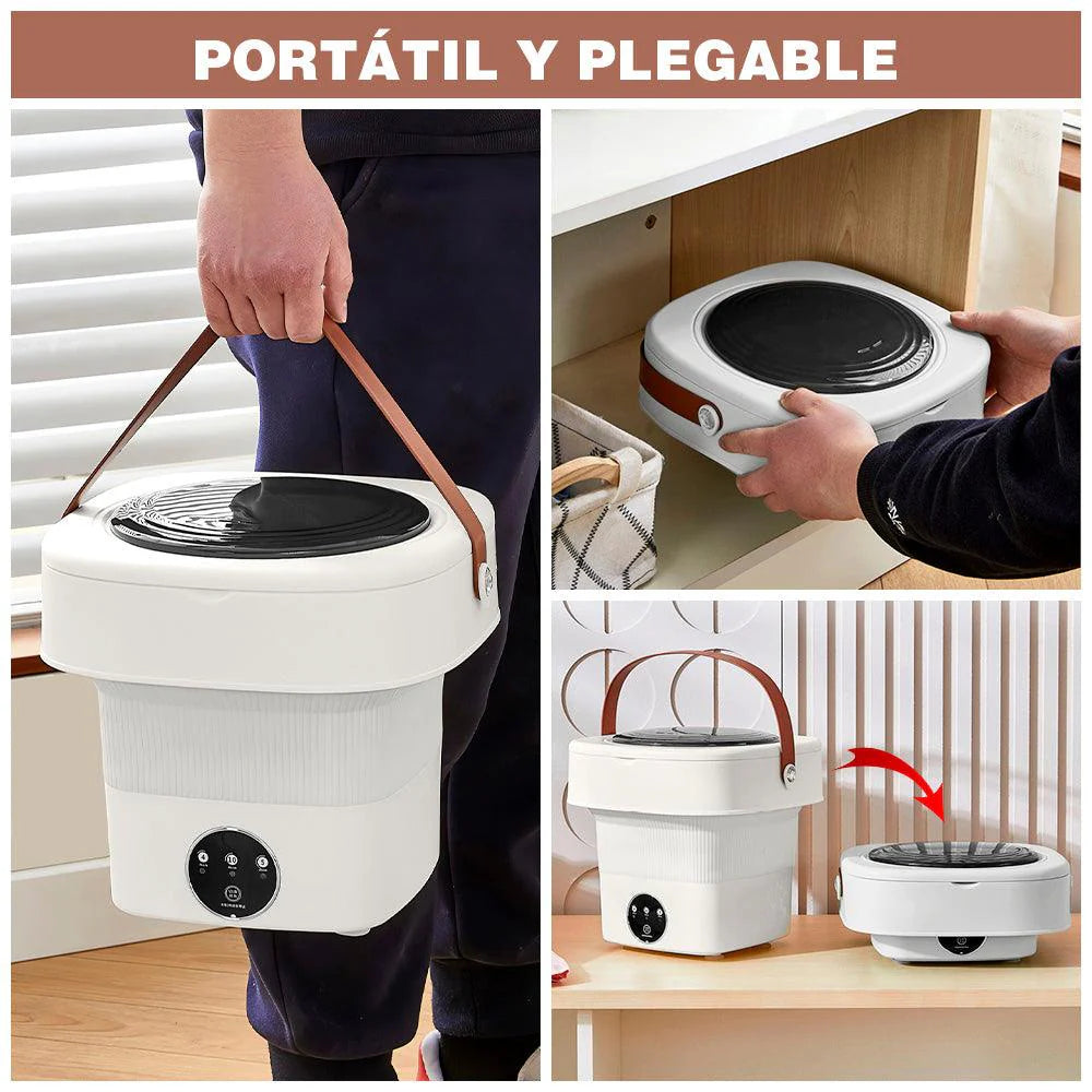 Mini Lavadora con Canasta Centrifugado